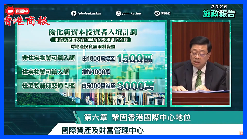 2025 香港《施政报告》深度解读：聚焦民生与发展，助力企业出海及中小企业成长