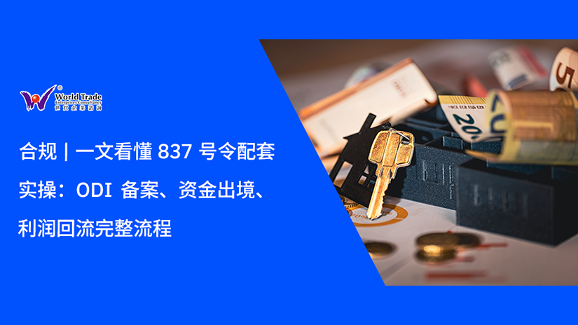 合规 | 一文看懂 837 号令配套实操：ODI 备案、资金出境、利润回流完整流程