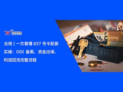 合规 | 一文看懂 837 号令配套实操：ODI 备案、资金出境、利润回流完整流程